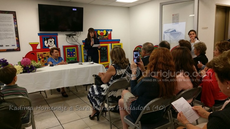 Kadima Homenaje a Sara Marcos Fundadora 40