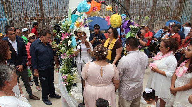 graba programa don francisco en la frontera de tijuana
