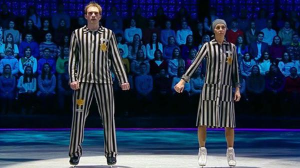 polemica por el baile sobre el holocausto de una ex patinadora olimpica allegada a vladimir putin