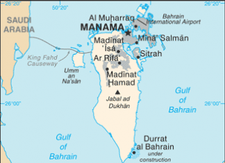 Bahrain map 2