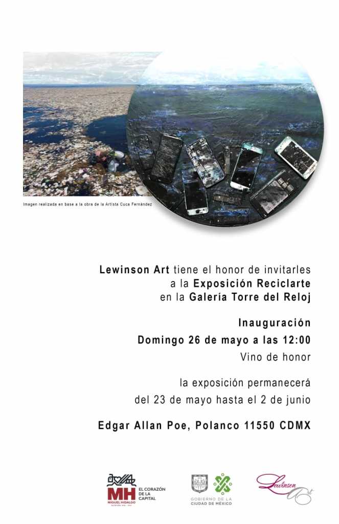 Invitacion expo Reciclarte frente