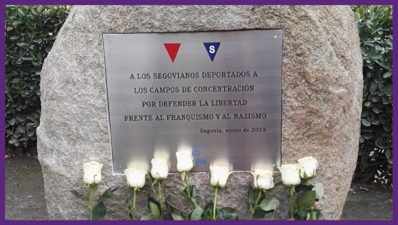Placa que fue arrancada el pasado mes de diciembre por unos vándalos