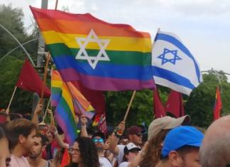 israel gay banderas