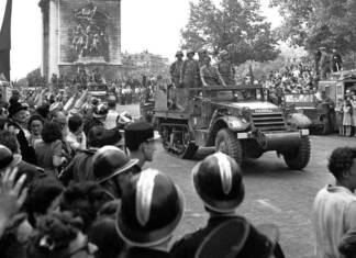 aniversario de la liberacion de Paris del dominio nazi