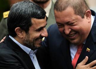 Chavez y Ahmadineyad
