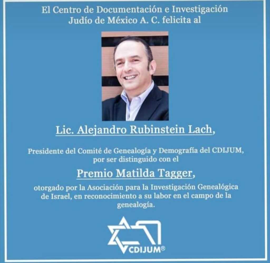 felicitacion alejandro rubisntein