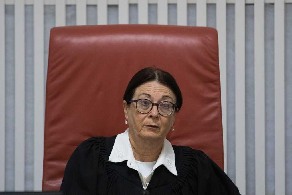Esther Hayut Jefa y Jueza de la Corte Suprema de Justicia de Israel