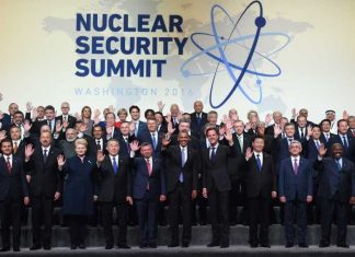 foto conjunta de los participantes de la IV Cumbre de Seguridad Nuclear en Washington