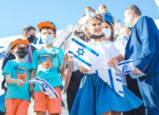 French Aliyah landing photo 3 740x493 1
