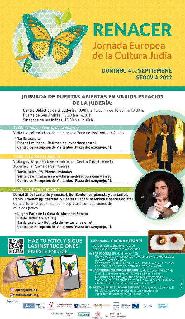 JORNADA EUROPEA CULTURA JUDIA 2022 CARTEL