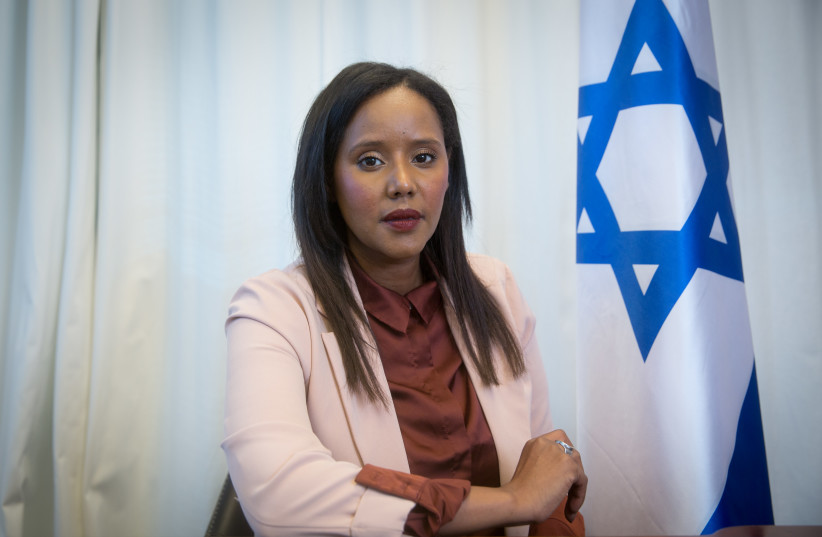  Portrait of Israeli minister of Aliyah and Integration Pnina Tamano-Shata (credit: MIRIAM ALSTER/FLASH90)