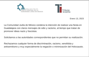 comite central pide cancelar concierto