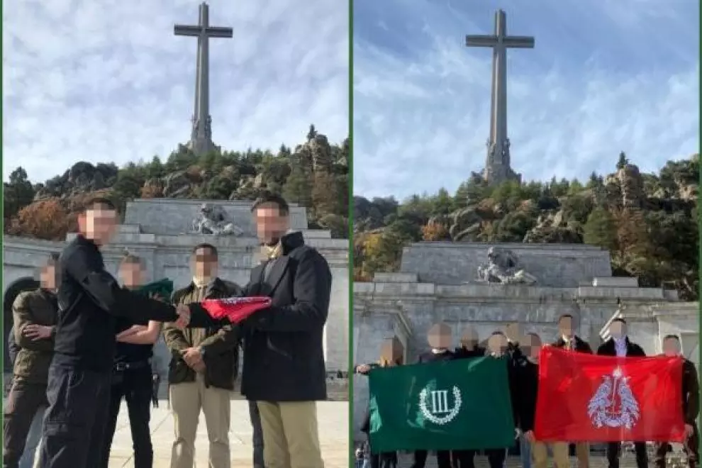 Neonazis en el Valle de los Caídos
