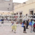 Entrega de Juguetes Bnai Brith Instituto Cultural Mexico Israel en Centro Manzanares 143