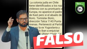 La colonia judia en Chile tiene identificados a los nazis chilenos con su prontuario en Europa no aparece el padre de Kast pero si el abuelo de Boric