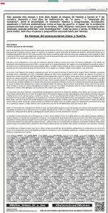manifiesto carta a ONU MUJERES