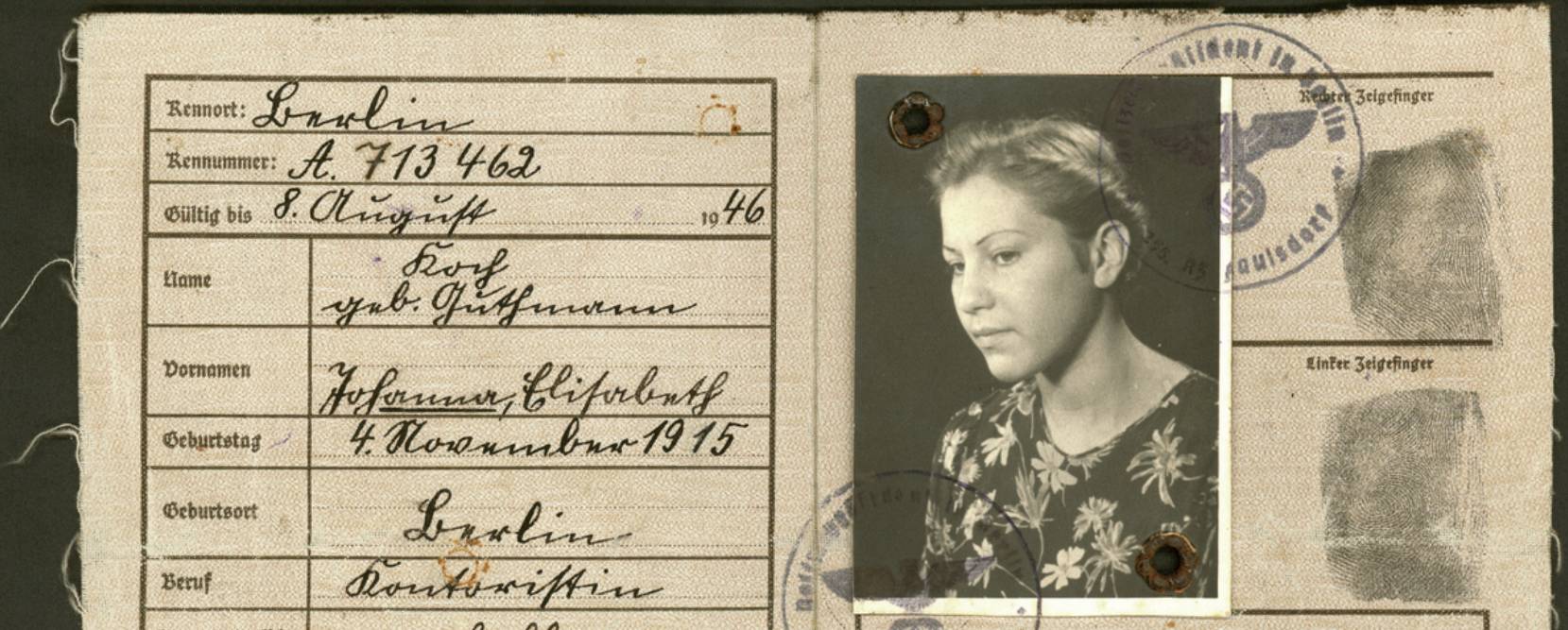La judía rescatada del horror nazi