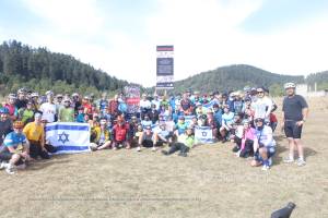 Rodada en Solidaridad con los secuestrados Israel en Mexico runtobringthemhomenow 247