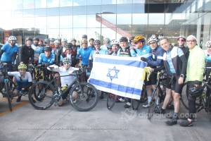 Rodada en Solidaridad con los secuestrados Israel en Mexico runtobringthemhomenow 40