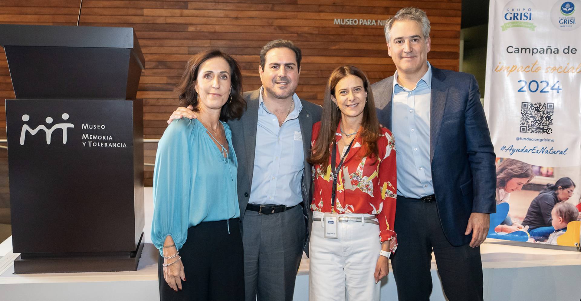 Constanza Linares Gerardo Grisi Mily Cohen y Alejandro Grisi