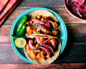 Cauliflower Tinga Coliflor Tacos 2 LCDL