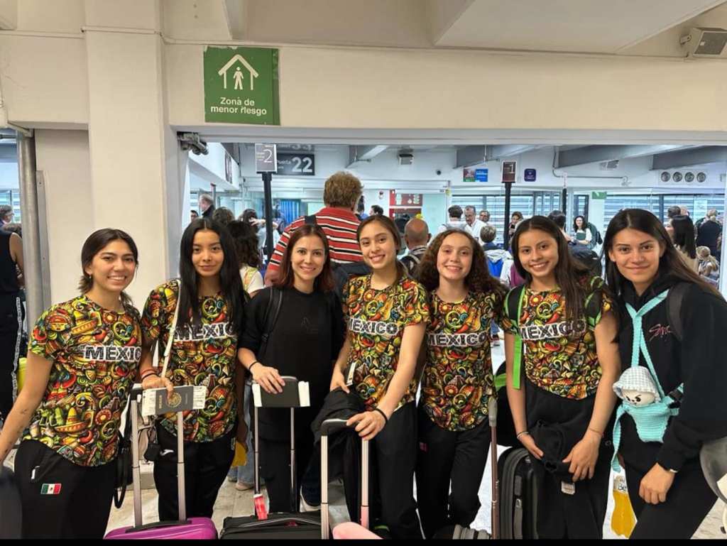 El equipo mexicano de Gimnasia Rítmica