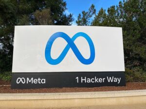 Meta Headquarters Sign