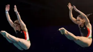 Mexicanas buscaron su pase a la Final de Clavados en París 2024 Créditos: Internet