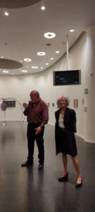 Enrique Dominguez y yo inaugurando