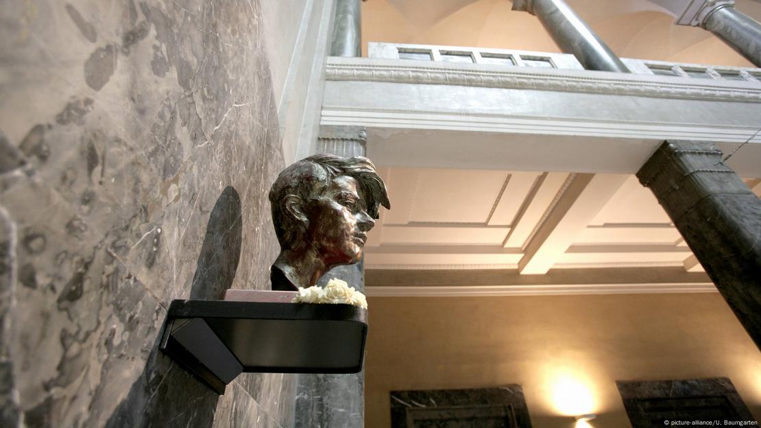 Busto de Sophie Scholl en la Universidad de Múnich, el lugar donde fue detenida en 1943.