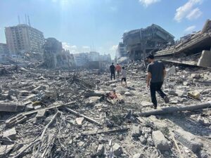 Damage in Gaza Strip during the October 2023 27