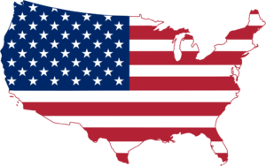 Flag map of the United States.svg