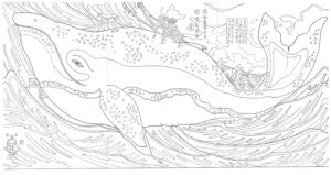 Ariel Valencia Ballena whale version de kuniyoshi