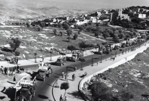 The Parade of the Communities Surrounding Jerusalem Passover 5709. Photo Credit Avraham Malevsky KKL JNF Photo Archive