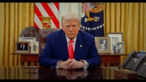 trump envio un mensaje de solida