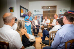 Lady Elaine Sacks launches campaign for Rabbi Sacks Institute at bar ilan 1024x686 1