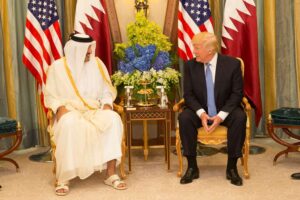 donald trump meets with the emir of qatar sheikh tamim bin hamad al thani may 45774d