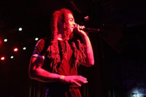 Bobby Vylan of grime punk duo BOB VYLAN at The Echo in Los Angeles Oct 10th 2022 by Ithaka Darin Pappas 2 1